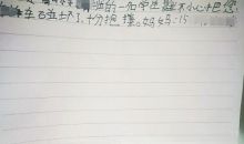 河南鹤壁小学生剐蹭汽车后留条道歉 车主人致电表扬婉拒赔偿